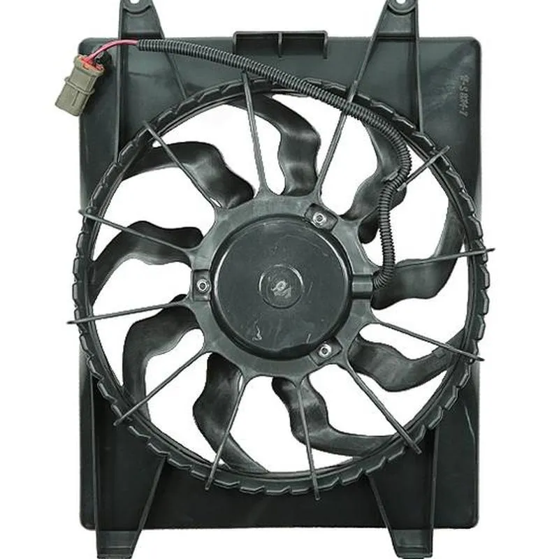 Yoonshan Radiator Fan for HYUNDAI VERACRUZ 3.8L Water tank fan Back_View(OE:25380-3J300,25380-3J000)