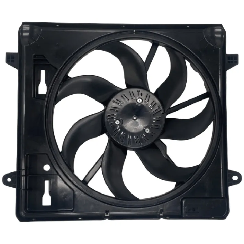 Yoonshan Radiator Fan for JEEP WRANGLER 3.6L (2012-2016) Front_View(OE:6010277,68143894AB,624080,621-601)