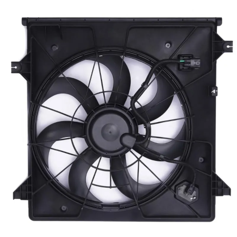 Yoonshan Radiator Fan for KIA BORREGO Back_View(OE:25380-2J100,CF16050,FA70957,621-435)