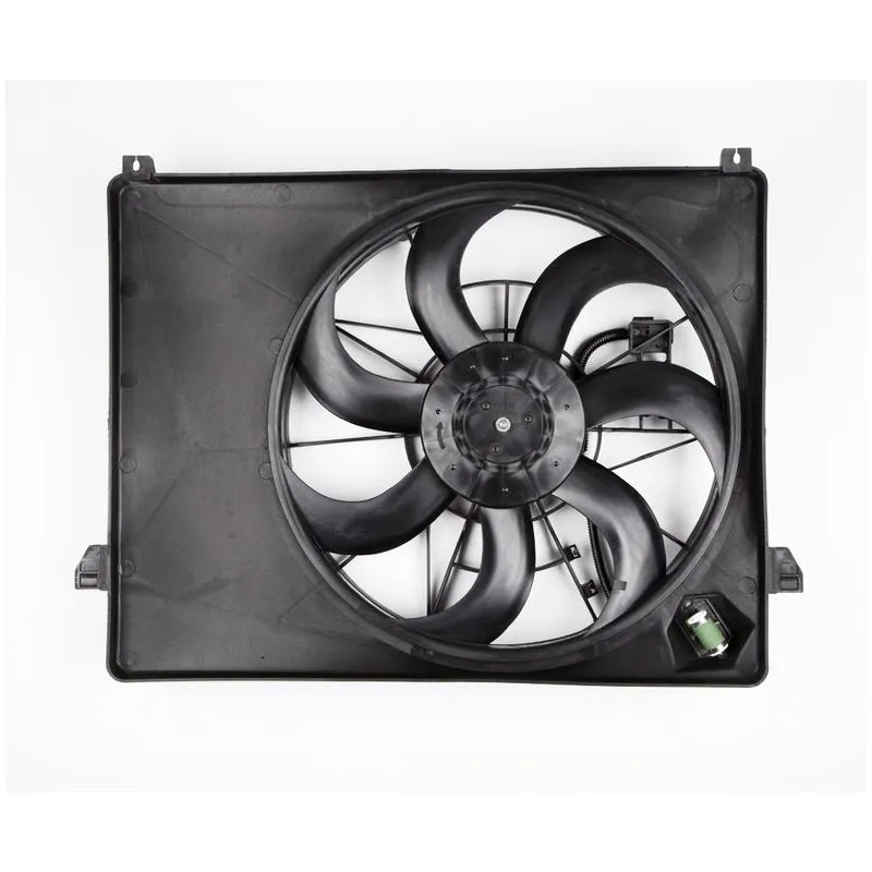Yoonshan Radiator Fan for KIA NEW CARENS (2006-2012) Front_View(OE:25380-1D100,25380-1D500,25380-1D200,25380-1D300,621-235)