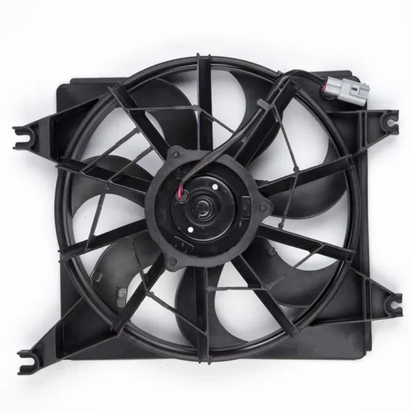 Yoonshan Radiator Fan for KIA Pride main fan Back_View(OE:25380-22500,25380-22550,25350-22000,25380-22220,25380-22000)