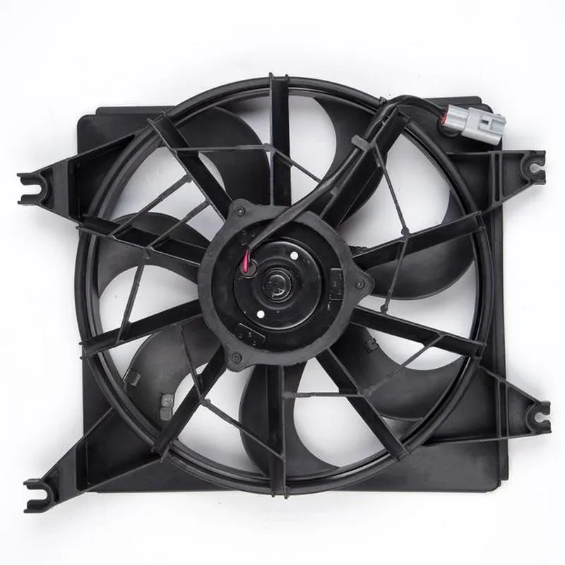Yoonshan Radiator Fan for KIA Pride main fan Back_View(OE:25380-22500,25380-22550,25350-22000,25380-22220,25380-22000)