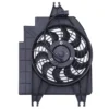 Yoonshan Radiator Fan for KIA RIO 1.3L/1.5L (2003-2005) Back_View(OE:97730-FD100,97730-FD000,0K30C-61-710D)