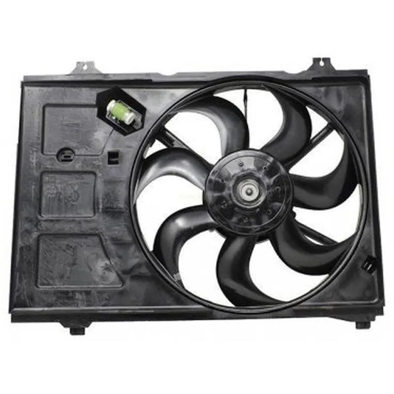 Yoonshan Radiator Fan for KIA RIO (2005) Back_View(OE:25380-1G350)