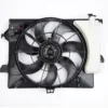 Yoonshan Radiator Fan for KIA RIO (2012-2017) Back_View(OE:25380-1R050,25380-1R390,25380-1W152,25380-1W612,25350-1W050,25350-1W052,25350-1R050,25386-1R140,25386-1R200)