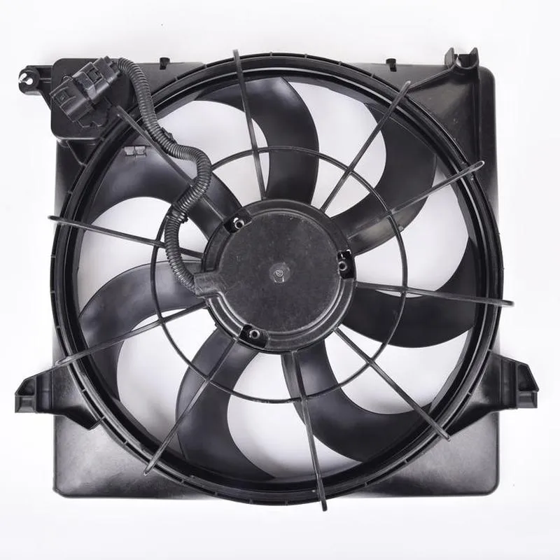 Yoonshan Radiator Fan for KIA SORENTO 2.2L DIESEL (2009-2015) Back_View(OE:25380-2P000,25380-2P200)