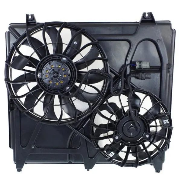 Yoonshan Radiator Fan for KIA SORENTO 3.5L Back_View(OE:25380-3E200,97731-3E600,25380-3E600,97786-3E600,25231-3E600,620-729,25350-3E600,25380-3E600,25386-3E600)