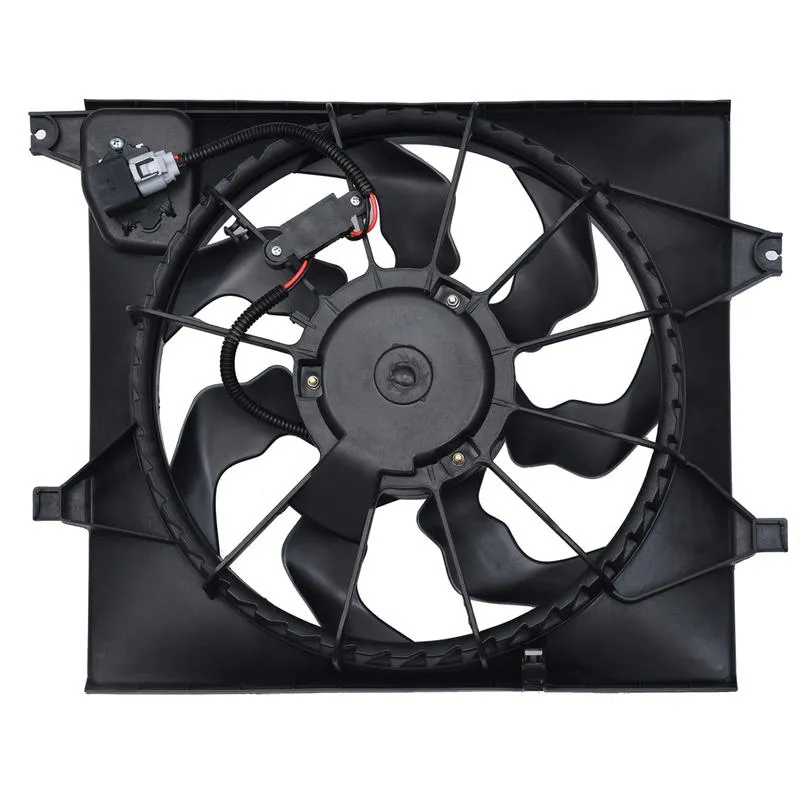Yoonshan Radiator Fan for KIA SOUL IMPORT 1.6T (2010-2011) Back_View(OE:25380-2K000,25380-2K200,25380-2K210,621-446)