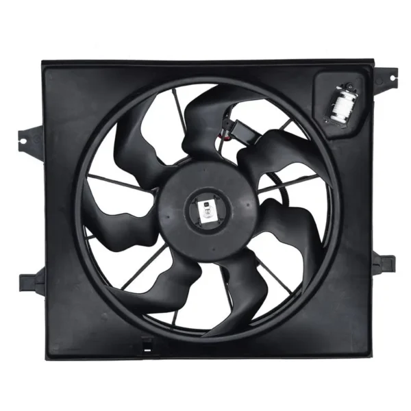 Yoonshan Radiator Fan for KIA SOUL IMPORT 1.6T (2010-2011) Front_View(OE:25380-2K000,25380-2K200,25380-2K210,621-446)