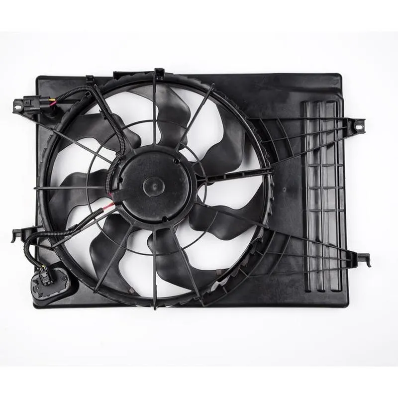 Yoonshan Radiator Fan for KIA SPORTAGE IMPORT (2004-2011) Back_View(OE:25380-UF380,25380-1F381,25380-1F382)