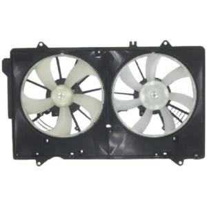 Yoonshan Radiator Fan for MAZDA CX5 Front_View(OE:PE01-15-210,PE01-15-140,PE01-15-150,PE02-15-140)