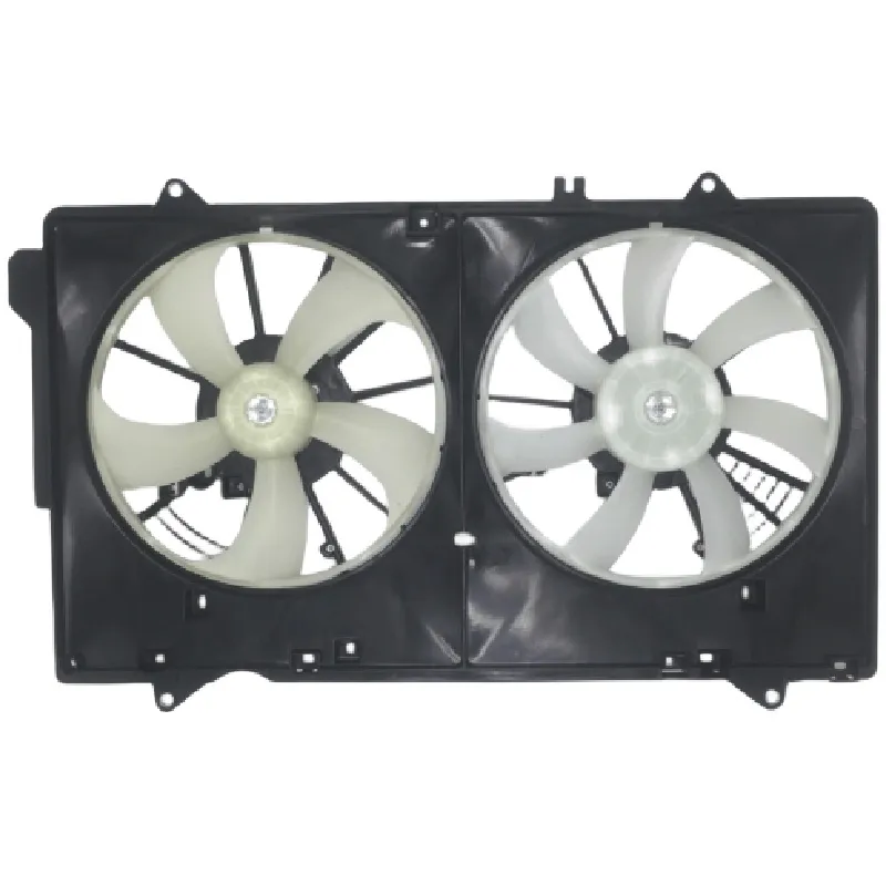 Yoonshan Radiator Fan for MAZDA CX5 Front_View(OE:PE01-15-210,PE01-15-140,PE01-15-150,PE02-15-140)