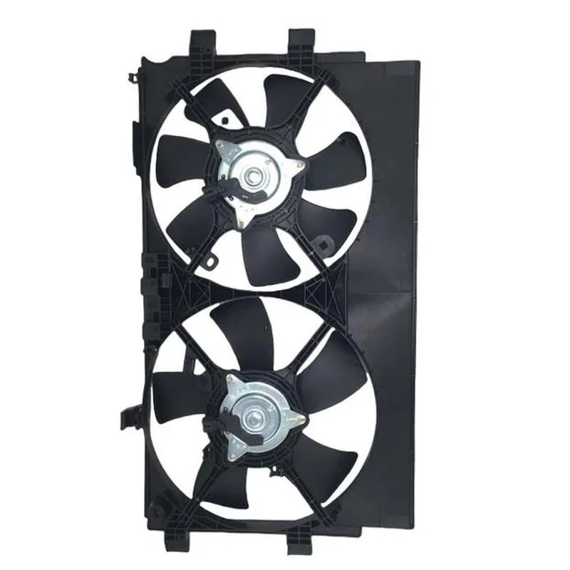 Yoonshan Radiator Fan for MITSUBISHI ASX 2.0L Back_View(OE:1355A341,1355A205,1335A131,1355A090,1335A095,MR312899,1355A093,1355A225,MR993933,620-367)