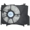Yoonshan Radiator Fan for MITSUBISHI MIRAGE 1.2L L3 (2014-2015) Back_View(OE:1355A278,1355A279,1355A302,1355A303,MI3115149)