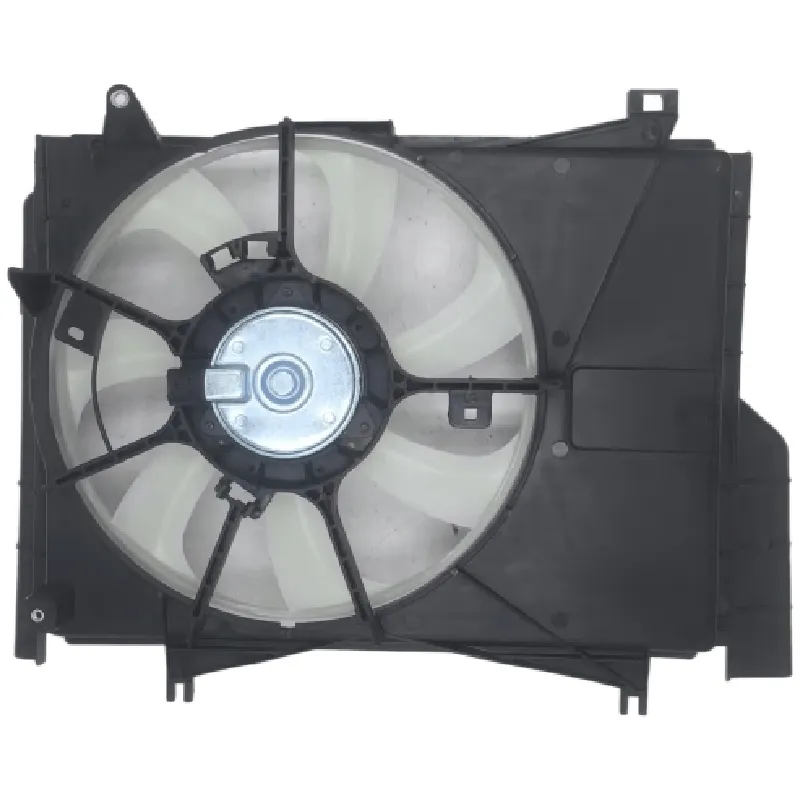 Yoonshan Radiator Fan for MITSUBISHI MIRAGE 1.2L L3 (2014-2015) Back_View(OE:1355A278,1355A279,1355A302,1355A303,MI3115149)