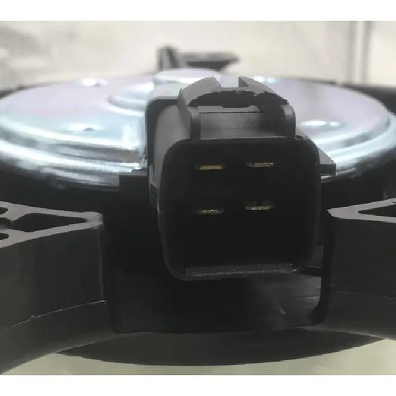 Yoonshan Radiator Fan for MITSUBISHI MIRAGE 1.2L L3 (2014-2015) Plug_Detail(OE:1355A278,1355A279,1355A302,1355A303,MI3115149)