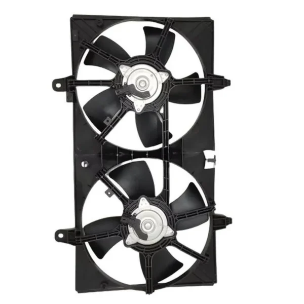 Yoonshan Radiator Fan for NISSAN ALTIMA (2002-2007) Back_View(OE:21481-8J000,21481-9W200,21481-8J001,21481-8J01A,21481-8J100,21481-8J010,21481-8J110,21487-87000,620-419)