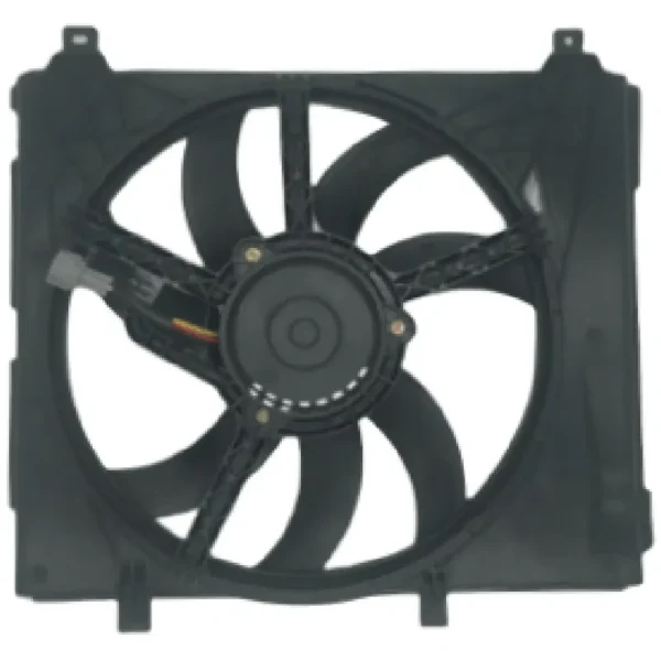 Yoonshan Radiator Fan for NISSAN MICRA K13 (2011-2016) Back_View(OE:21481-1HC2C,21403-1HC1B,21481-1HC1A,21403-1HC1A,21481-1HC1B,21403-1HC2C)