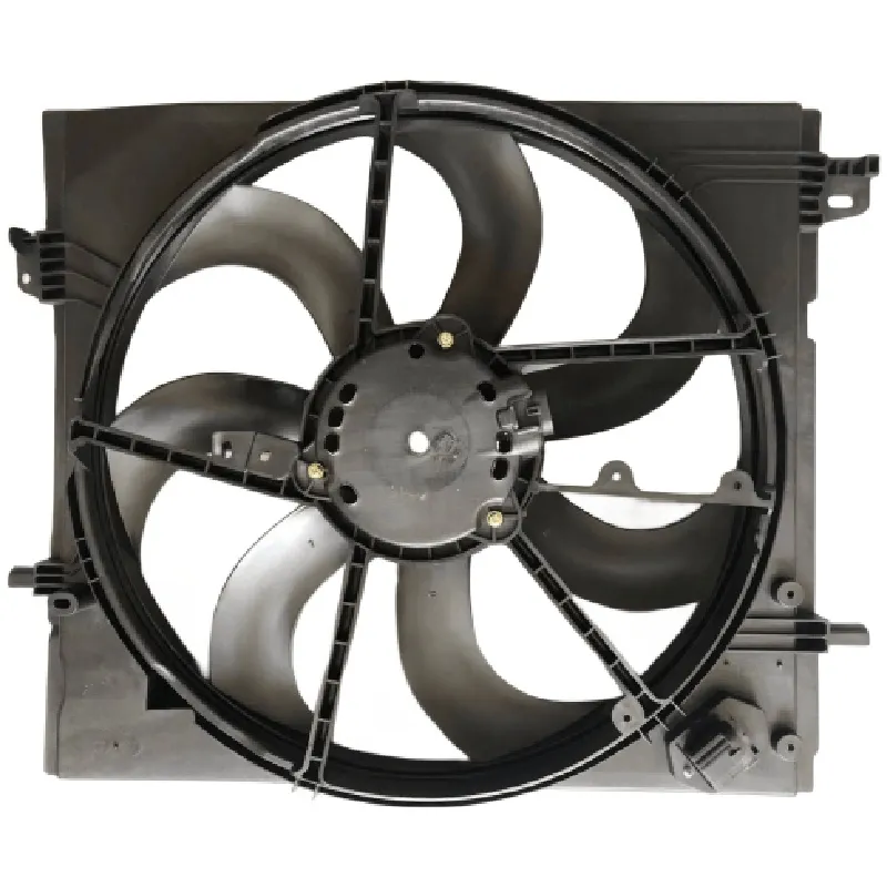 Yoonshan Radiator Fan for NISSAN QASHQAI (2015-) Back_View(OE:21481-DF30A,21481-6MA0A,21481-4EA0A,21481-4EB0A,21481-4BE0B,21481-4EB04,21481-BM90A)
