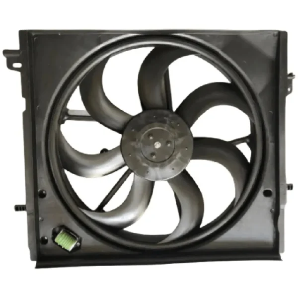 Yoonshan Radiator Fan for NISSAN QASHQAI (2015-) Front_View(OE:21481-DF30A,21481-6MA0A,21481-4EA0A,21481-4EB0A,21481-4BE0B,21481-4EB04,21481-BM90A)