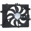 Yoonshan Radiator Fan for NISSAN VERSA (2012-2019) Back_View(OE:21481-3AB3A,21481-9KK0A,21481-EE90B,92120-EE90A)