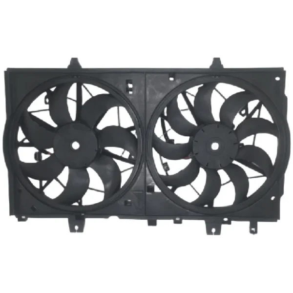 Yoonshan Radiator Fan for NISSAN XTRAIL Front_View(OE:21481-4CL0A,21481-4BA0A,21481-4CM0A,21481-4CE0A,21481-5HA0A,21481-4CG0A,21481-4BC0A)