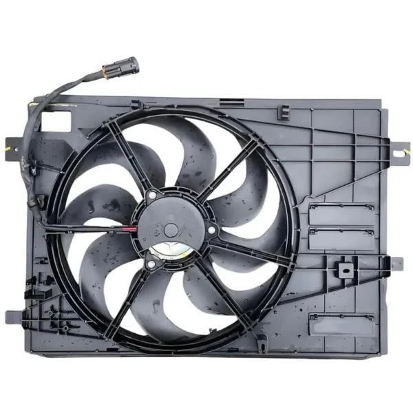 Yoonshan Radiator Fan for PEUGEOT 308 Back_View(OE:9806313580,9832930080,9836638080,9806313280,9836636780)