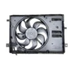 Yoonshan Radiator Fan for PEUGEOT 308 Front_View(OE:9806313580,9832930080,9836638080,9806313280,9836636780)
