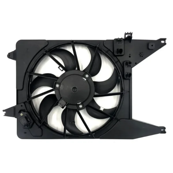 Yoonshan Radiator Fan for RENAULT DACIA LOGAN (2004-2013) Back_View(OE:6001548527,214814342R,7701070300,214815957R)