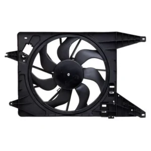 Yoonshan Radiator Fan for RENAULT DACIA LOGAN (2004-2013) Front_View(OE:6001548527,214814342R,7701070300,214815957R)