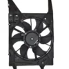Yoonshan Radiator Fan for RENAULT LOGAN Back_View(OE:6001550709,8200765566,6001550562,6001548527,8200307107,0130307107,6001548527,214810679R,21481-4AA0A)