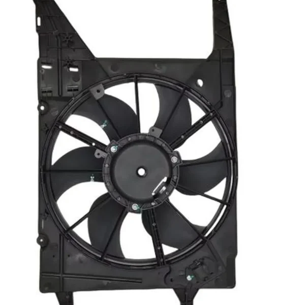 Yoonshan Radiator Fan for RENAULT LOGAN Back_View(OE:6001550709,8200765566,6001550562,6001548527,8200307107,0130307107,6001548527,214810679R,21481-4AA0A)