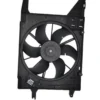Yoonshan Radiator Fan for RENAULT LOGAN Front_View(OE:6001550709,8200765566,6001550562,6001548527,8200307107,0130307107,6001548527,214810679R,21481-4AA0A)