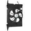 Yoonshan Radiator Fan for TOYOTA COROLLA 1.6L Back_View(OE:16711-0T010,16361-22100)