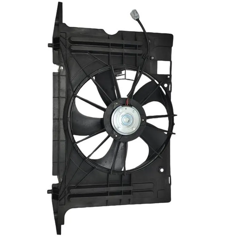 Yoonshan Radiator Fan for TOYOTA COROLLA 1.6L Back_View(OE:16711-0T010,16361-22100)
