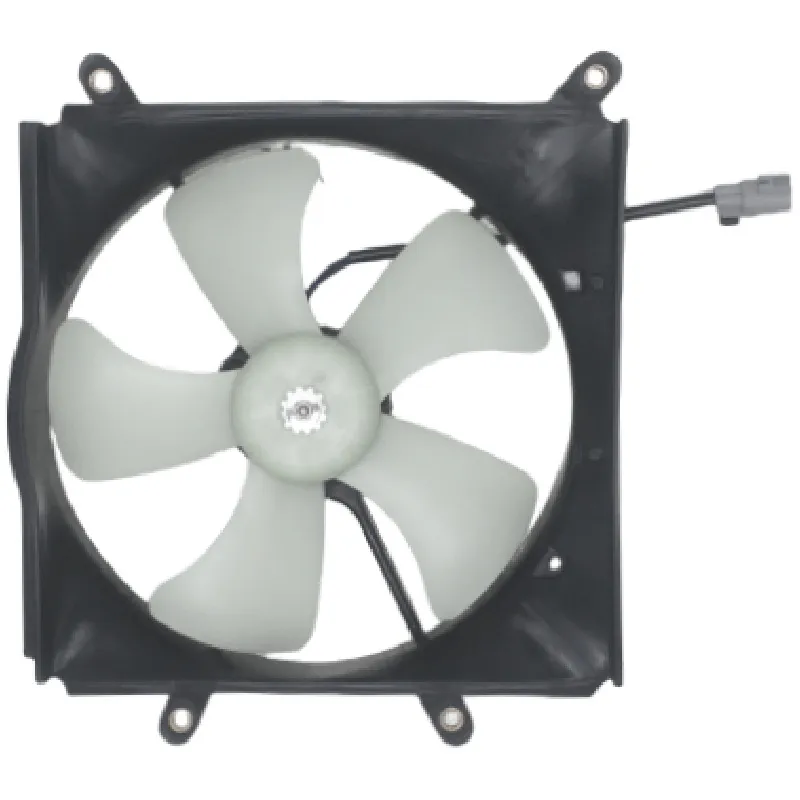 Yoonshan Radiator Fan for TOYOTA COROLLA 1.6L 2.0L Front_View(OE:16363-64030,16361-63020,16711-15240,16361-74070,16363-15240,16711-74410,16363-11060,16363-10010,16711-11230,16363-10010,16361-16050,16711-16180,16363-11020)