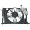 Yoonshan Radiator Fan for TOYOTA COROLLA (2014-) Back_View(OE:16711-0T130,16711-0T131,16361-0T041,16712-0T020,TO3115181)