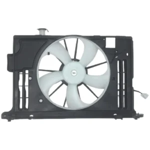 Yoonshan Radiator Fan for TOYOTA COROLLA (2014-) Front_View(OE:16711-0T130,16711-0T131,16361-0T041,16712-0T020,TO3115181)