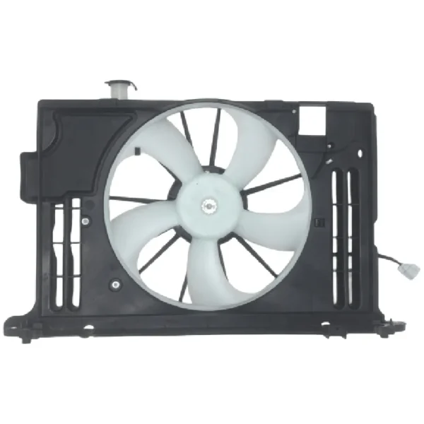 Yoonshan Radiator Fan for TOYOTA COROLLA (2014-) Front_View(OE:16711-0T130,16711-0T131,16361-0T041,16712-0T020,TO3115181)