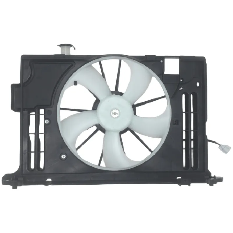 Yoonshan Radiator Fan for TOYOTA COROLLA (2014-) Front_View(OE:16711-0T130,16711-0T131,16361-0T041,16712-0T020,TO3115181)