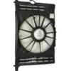 Yoonshan Radiator Fan for TOYOTA COROLLA THE MIDDLE EAST Back_View(OE:16711-0T040,16361-0T040,16363-0T020,16711-22160,16360-22150,1671122140,88975763,TO3115156)