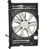 Yoonshan Radiator Fan for TOYOTA COROLLA THE MIDDLE EAST Front_View(OE:16711-0T040,16361-0T040,16363-0T020,16711-22160,16360-22150,1671122140,88975763,TO3115156)