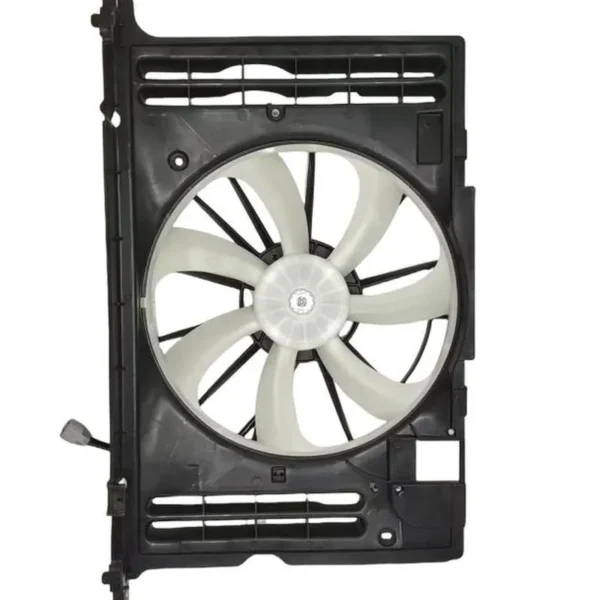 Yoonshan Radiator Fan for TOYOTA COROLLA THE MIDDLE EAST Front_View(OE:16711-0T040,16361-0T040,16363-0T020,16711-22160,16360-22150,1671122140,88975763,TO3115156)
