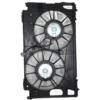 Yoonshan Radiator Fan for TOYOTA PRIUS (2010-2013) Back_View(OE:16711-37040,16361-37010,16361-28360,16363-37010,16363-37020,16711-37060)