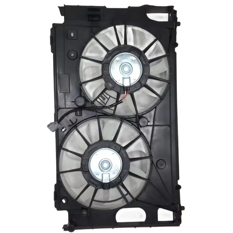 Yoonshan Radiator Fan for TOYOTA PRIUS (2010-2013) Back_View(OE:16711-37040,16361-37010,16361-28360,16363-37010,16363-37020,16711-37060)
