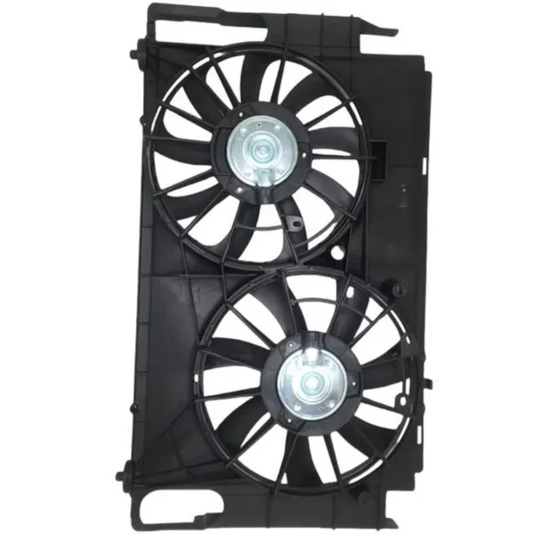 Yoonshan Radiator Fan for TOYOTA RV4 2.0/2.5L Back_View(OE:16711-36140,16363-0V380,16363-0V390,16711-0V220,16361-0H300)