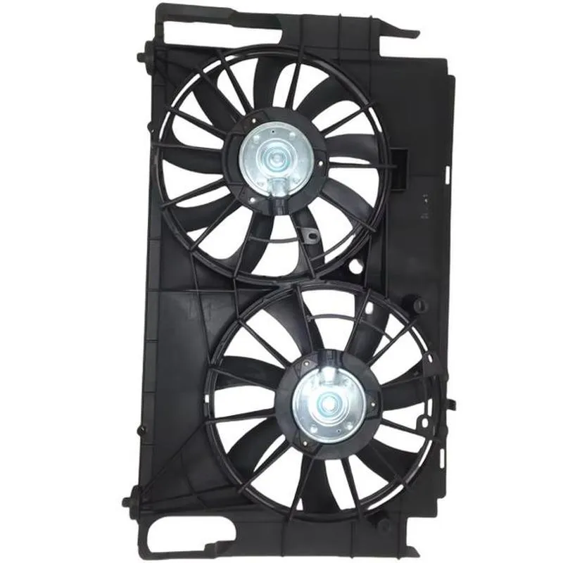 Yoonshan Radiator Fan for TOYOTA RV4 2.0/2.5L Back_View(OE:16711-36140,16363-0V380,16363-0V390,16711-0V220,16361-0H300)