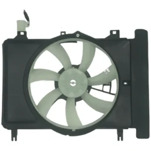 Yoonshan Radiator Fan for TOYOTA YARIS Front_View(OE:16711-37050,16361-0M020,16711-21110,16711-0M040,16363-0T030,16361-0T030,16363-0T040,16363-21090,16711-L1110,16363-0M010,16361-0M060,16363-0D110,620-549)