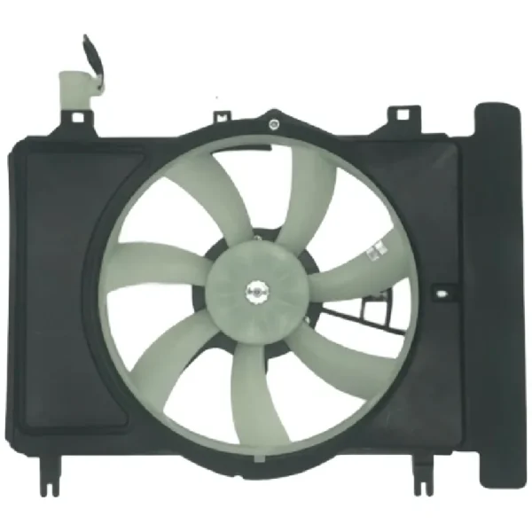 Yoonshan Radiator Fan for TOYOTA YARIS Front_View(OE:16711-37050,16361-0M020,16711-21110,16711-0M040,16363-0T030,16361-0T030,16363-0T040,16363-21090,16711-L1110,16363-0M010,16361-0M060,16363-0D110,620-549)