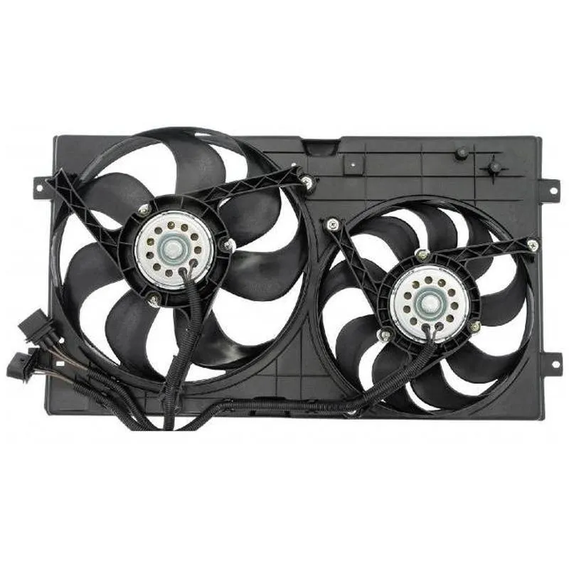 Yoonshan Radiator Fan for VOLKSWAGEN BEETLE Back_View(OE:1C0121206A,1C0121207C,1C0121206B,1C0959455,1J0959445T,620-773)